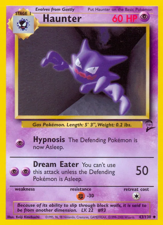 Haunter #43 – Base Set 2