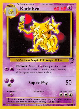 Kadabra Nr. 46 – Base Set 2