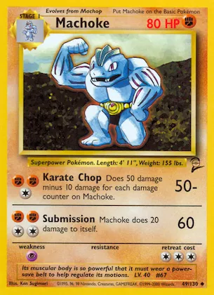 Machoke #49 – Base Set 2