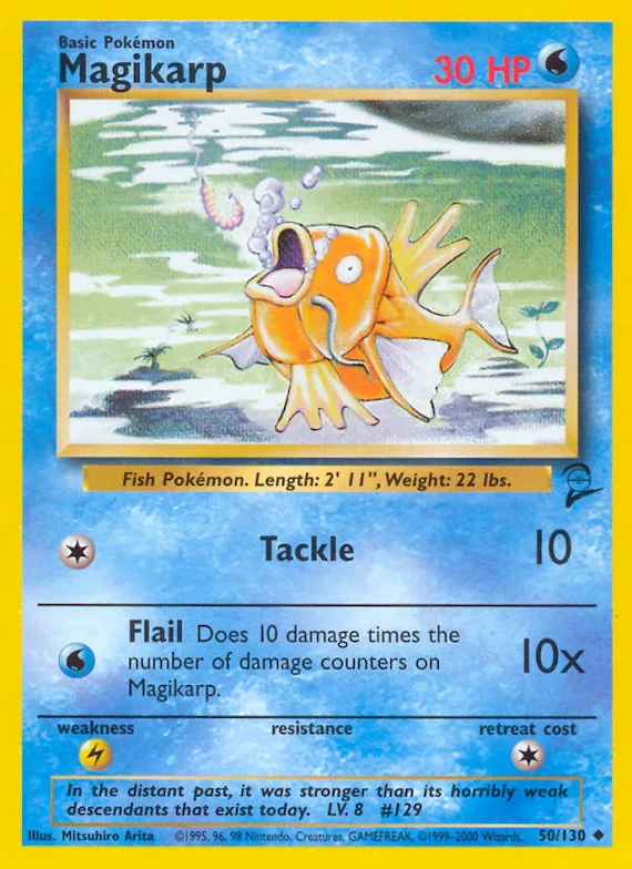 Magikarp #50 – Base Set 2