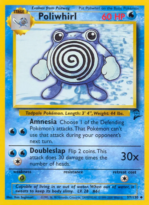 Poliwhirl #57 – Base Set 2