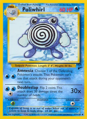 Poliwhirl #57 – Base Set 2