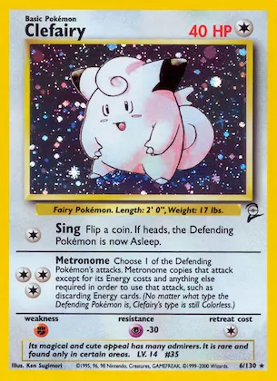 Clefairy n° 6 – Base Set 2