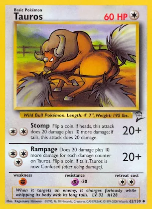 Tauros Nr. 62 – Base Set 2