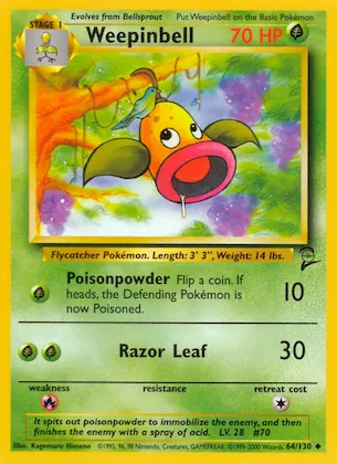 Weepinbell n° 64 – Base Set 2