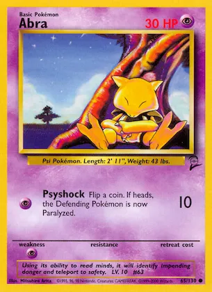 Abra Nr. 65 – Base Set 2