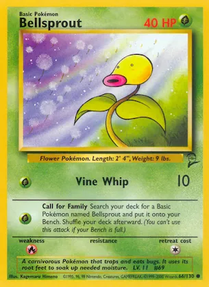 Bellsprout n° 66 – Base Set 2