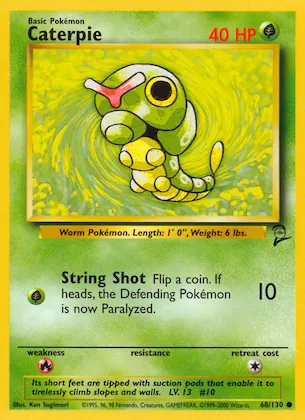 Caterpie #68 – Base Set 2
