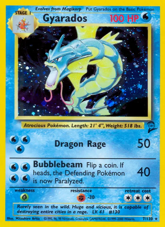 Gyarados #7 – Base Set 2