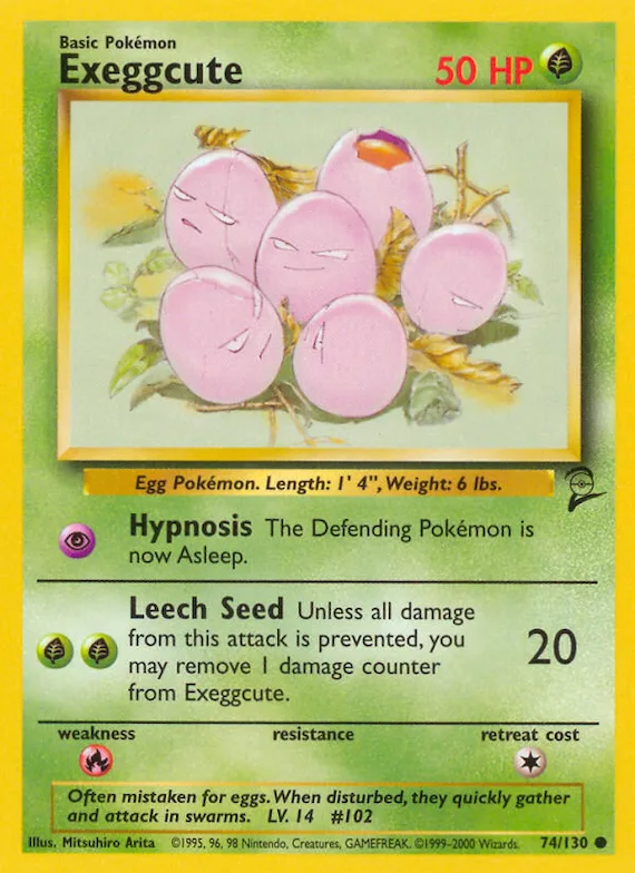 Exeggcute #74 – Base Set 2