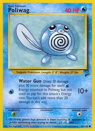 Poliwag n° 88 – Base Set 2