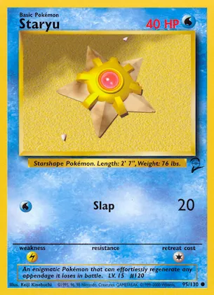 Staryu #95 – Base Set 2