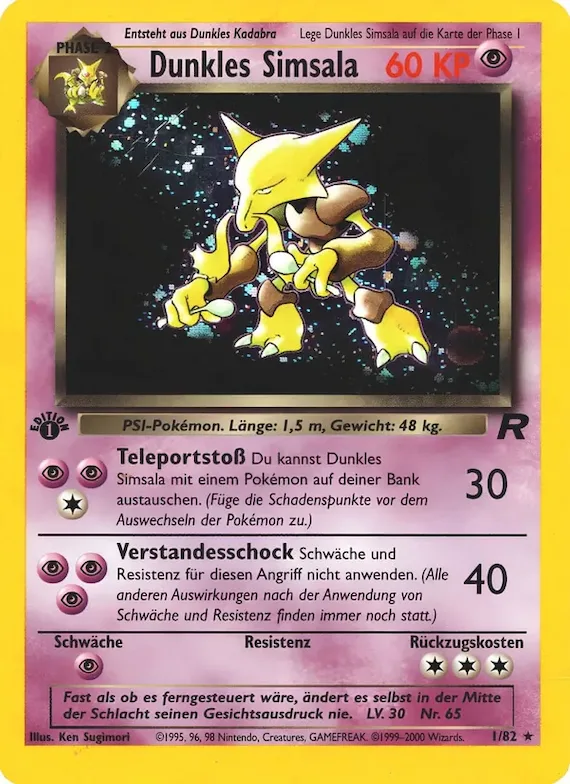 Dunkles Simsala 1 – Team Rocket