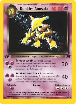 Dunkles Simsala 1 – Team Rocket