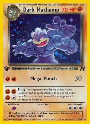 Dark Machamp #10 – Team Rocket