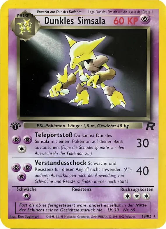 Dunkles Simsala 18 – Team Rocket