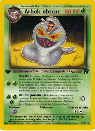 Arbok obscur n° 19 – Team Rocket