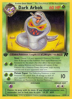 Dark Arbok #19 – Team Rocket