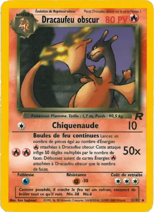 Dracaufeu obscur 21 – Team Rocket