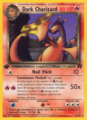 Dark Charizard #21 – Team Rocket