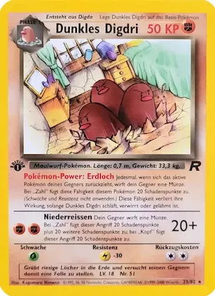 Dunkles Digdri Nr. 23 – Team Rocket