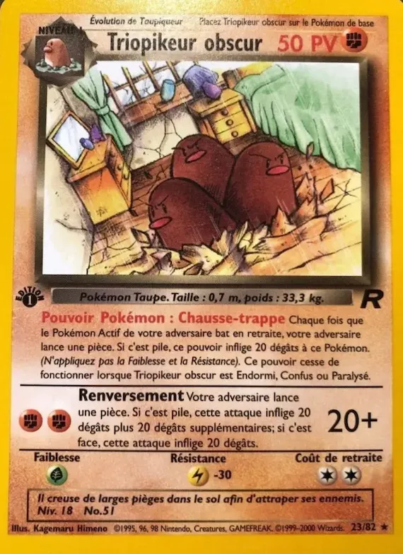 Triopikeur obscur 23 – Team Rocket