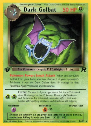 Dark Golbat #24 – Team Rocket