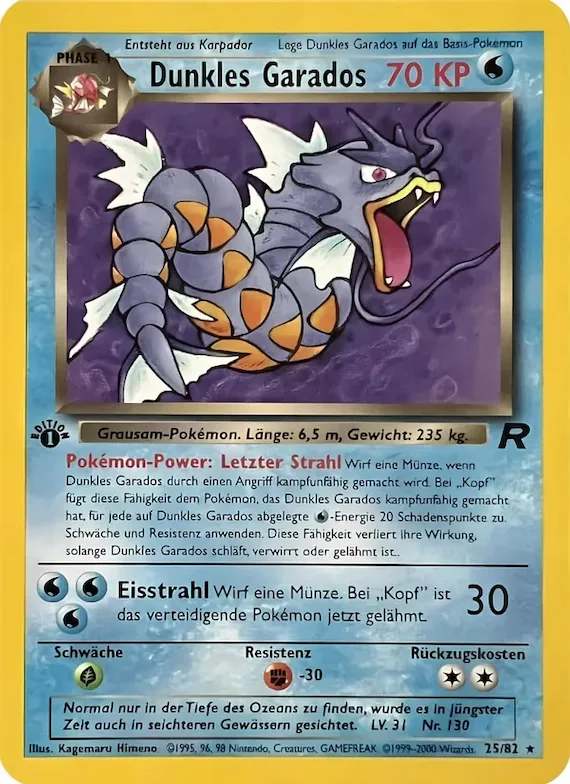 Dunkles Garados 25 – Team Rocket