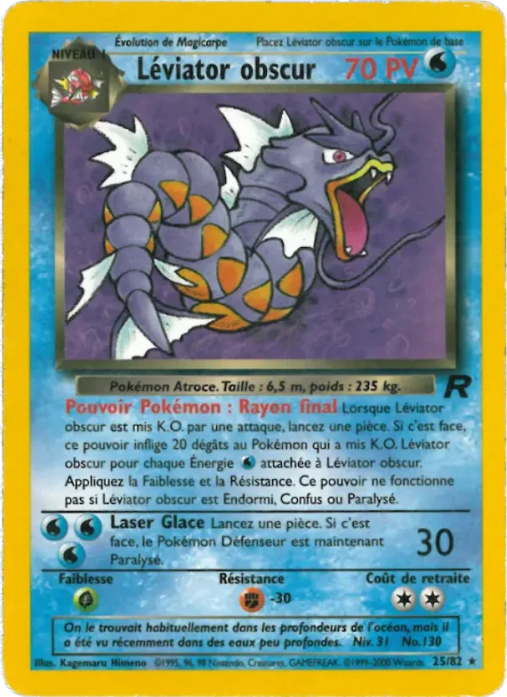 Léviator obscur 25 – Team Rocket