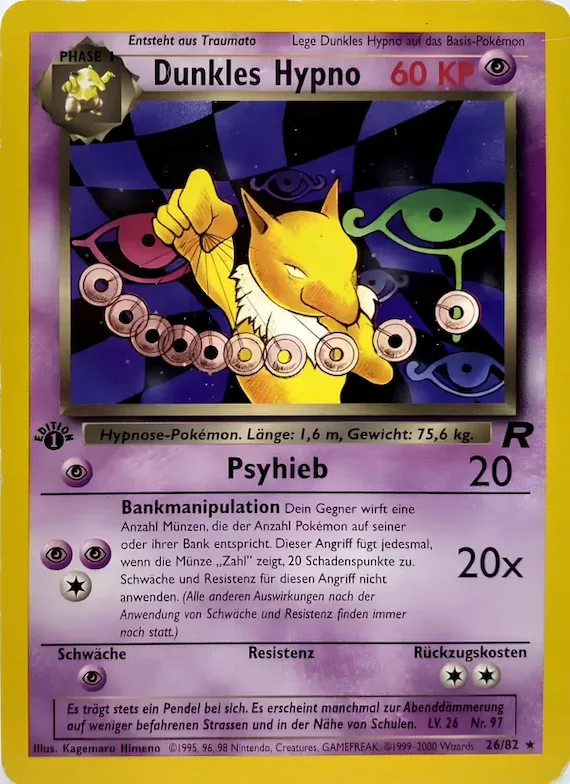 Dunkles Hypno 26 – Team Rocket