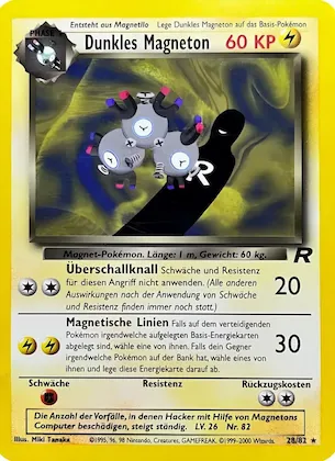 Dunkles Magneton Nr. 28 – Team Rocket
