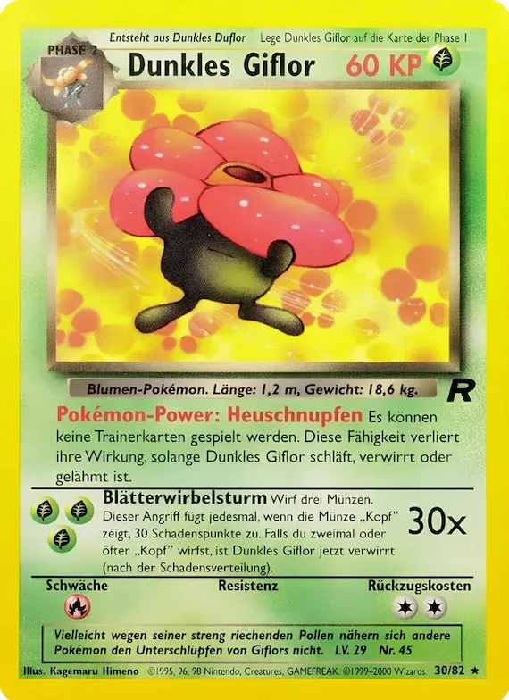 Dunkles Giflor 30 – Team Rocket