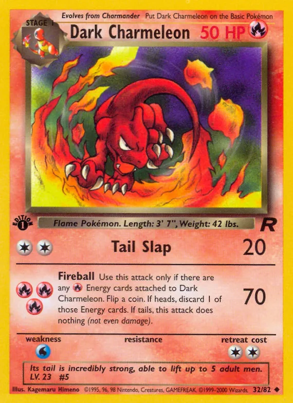 Dark Charmeleon #32 – Team Rocket