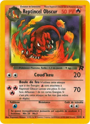 Reptincel Obscur n° 32 – Team Rocket