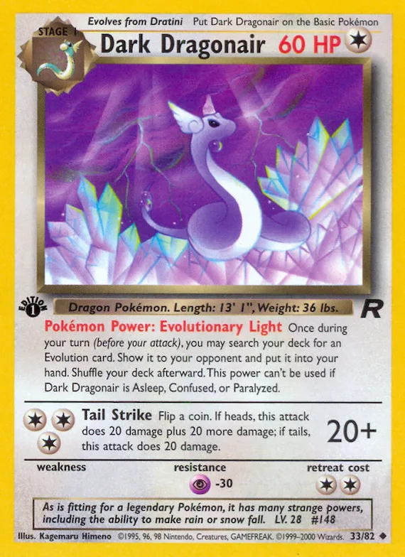 Dark Dragonair #33 – Team Rocket