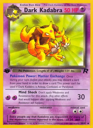 Dark Kadabra #39 – Team Rocket