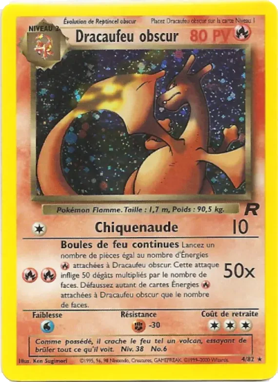 Dracaufeu obscur 4 – Team Rocket
