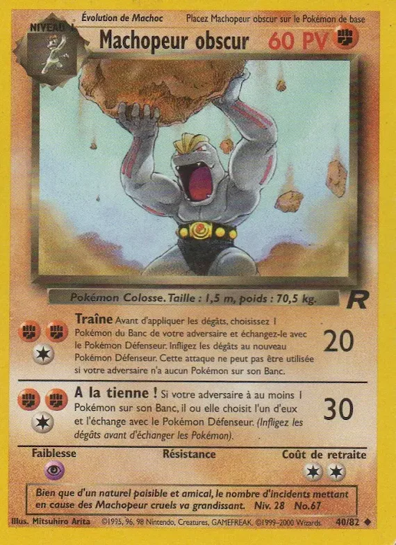 Machopeur obscur 40 – Team Rocket