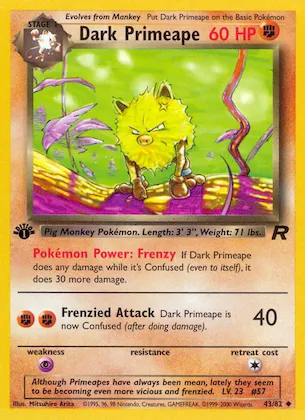 Dark Primeape #43 – Team Rocket