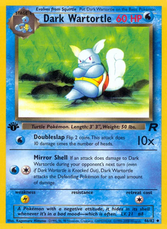 Dark Wartortle #46 – Team Rocket