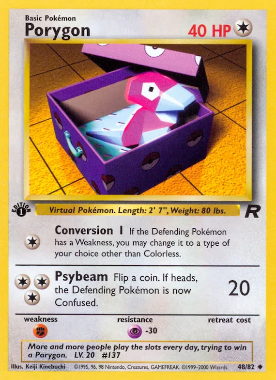 Porygon #48 – Team Rocket