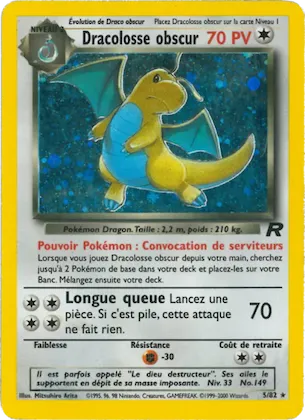 Dracolosse obscur 5 – Team Rocket