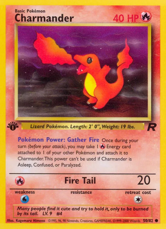 Charmander #50 – Team Rocket