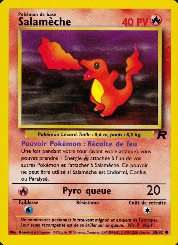 Salamèche 50 – Team Rocket