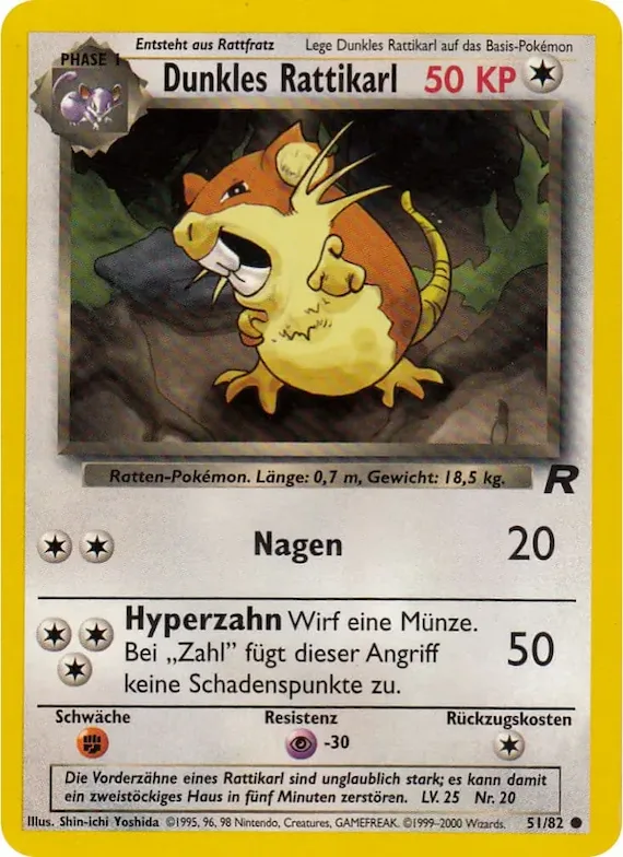 Dunkles Rattikarl 51 – Team Rocket