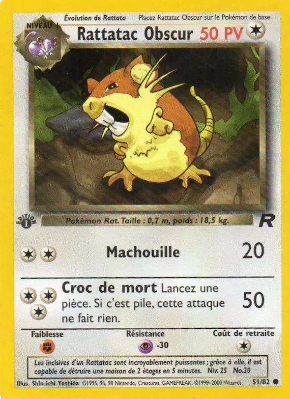 Rattatac obscur 51 – Team Rocket