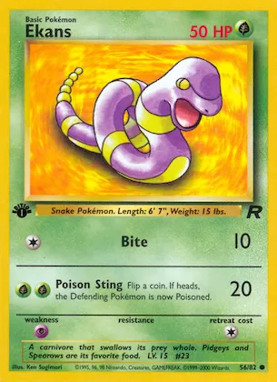 Ekans #56 – Team Rocket