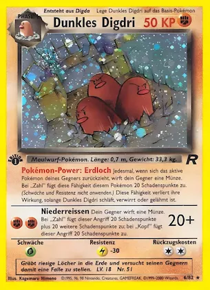 Dunkles Digdri Nr. 6 – Team Rocket