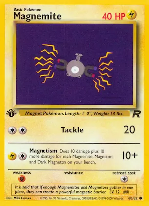 Magnemite #60 – Team Rocket