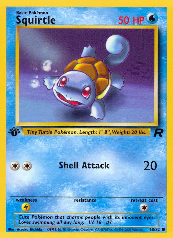 Squirtle #68 – Team Rocket